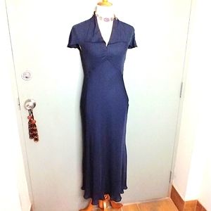 RETRO TALBOT'S SILK MAXI DRESS